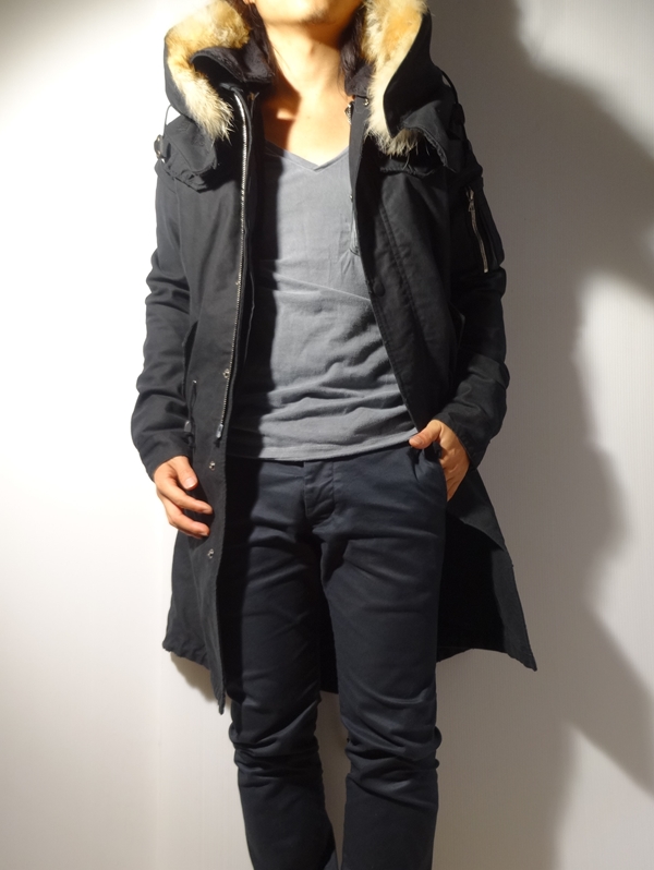 wjk M-52 destroy cotton twill モッズコート